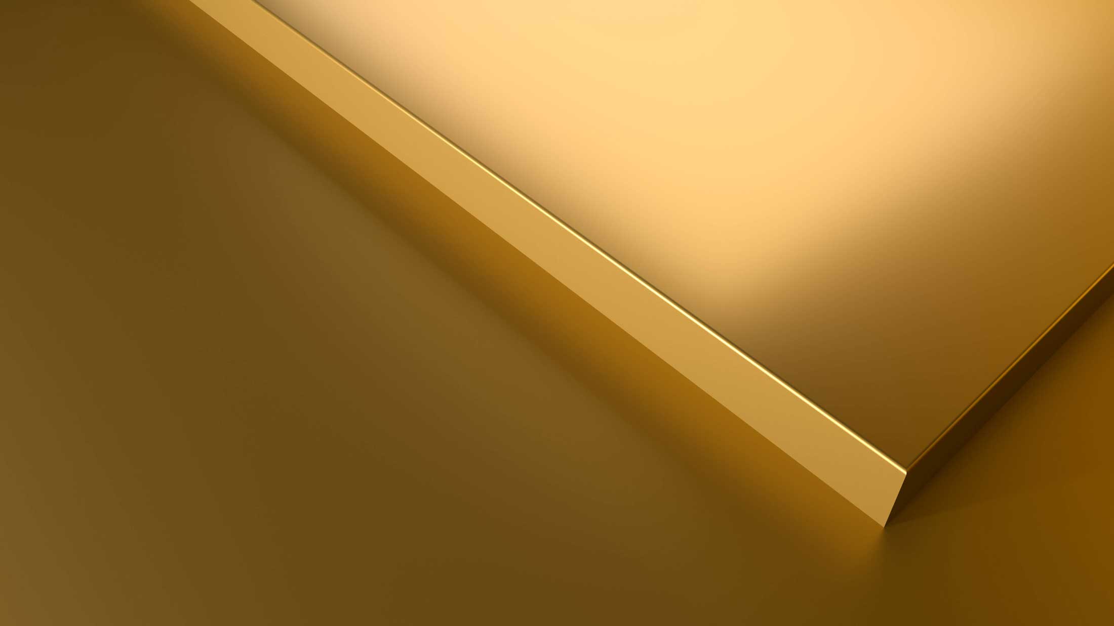 Lorin gold abstract metal