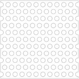 Lorin perforating pattern 121