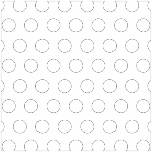 Lorin perforating pattern 126