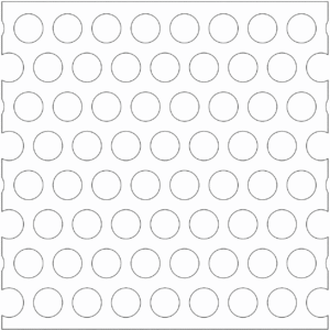 Lorin perforating pattern 124