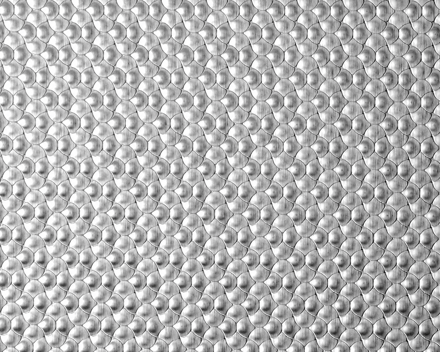 Satin stainless aluminum example